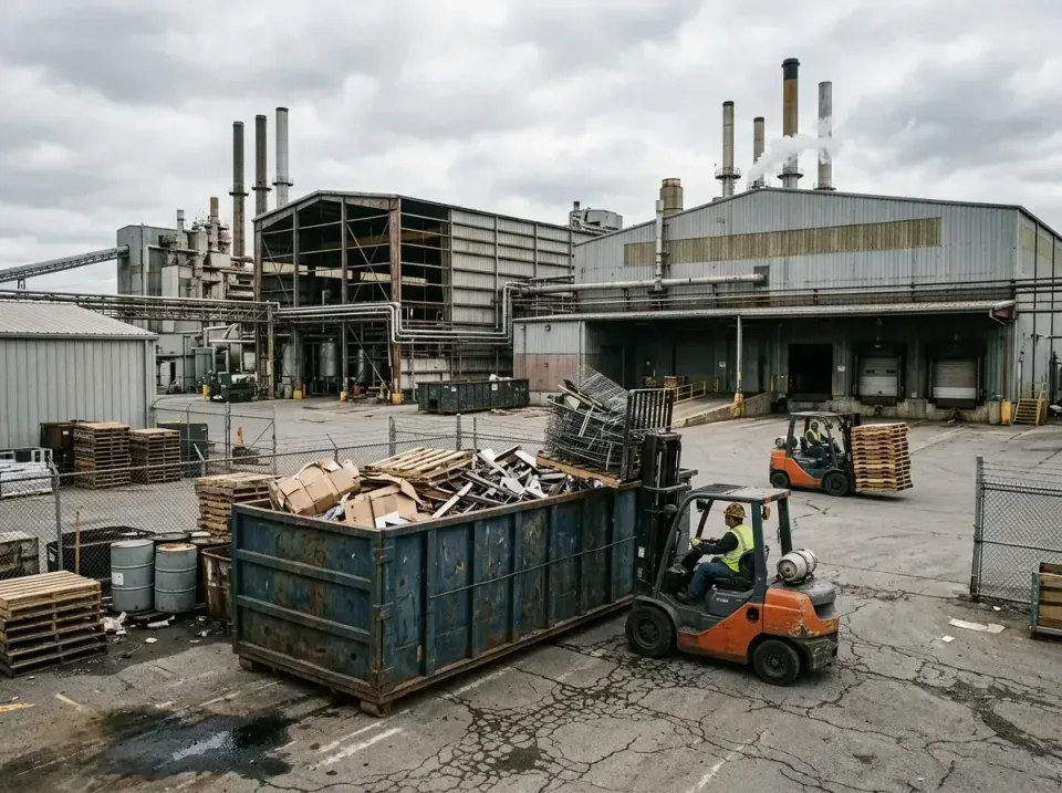 industrial-factory-scrap-conta-003 — frequently asked questions, Cheap Roll-off Dumpster Rentals in Francisville, KY